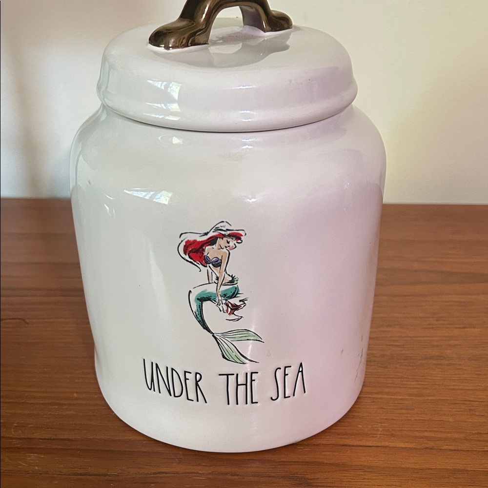 Rae Dunn little mermaid ceramic canister